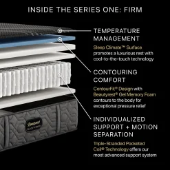 Beautyrest Black Series One Firm Hybrid Mattress