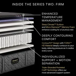 Beautyrest Black Series Two Firm Hybrid Mattress