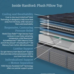Beautyrest World Class Dreamwell Haniford Plush Pillow Top Mattress