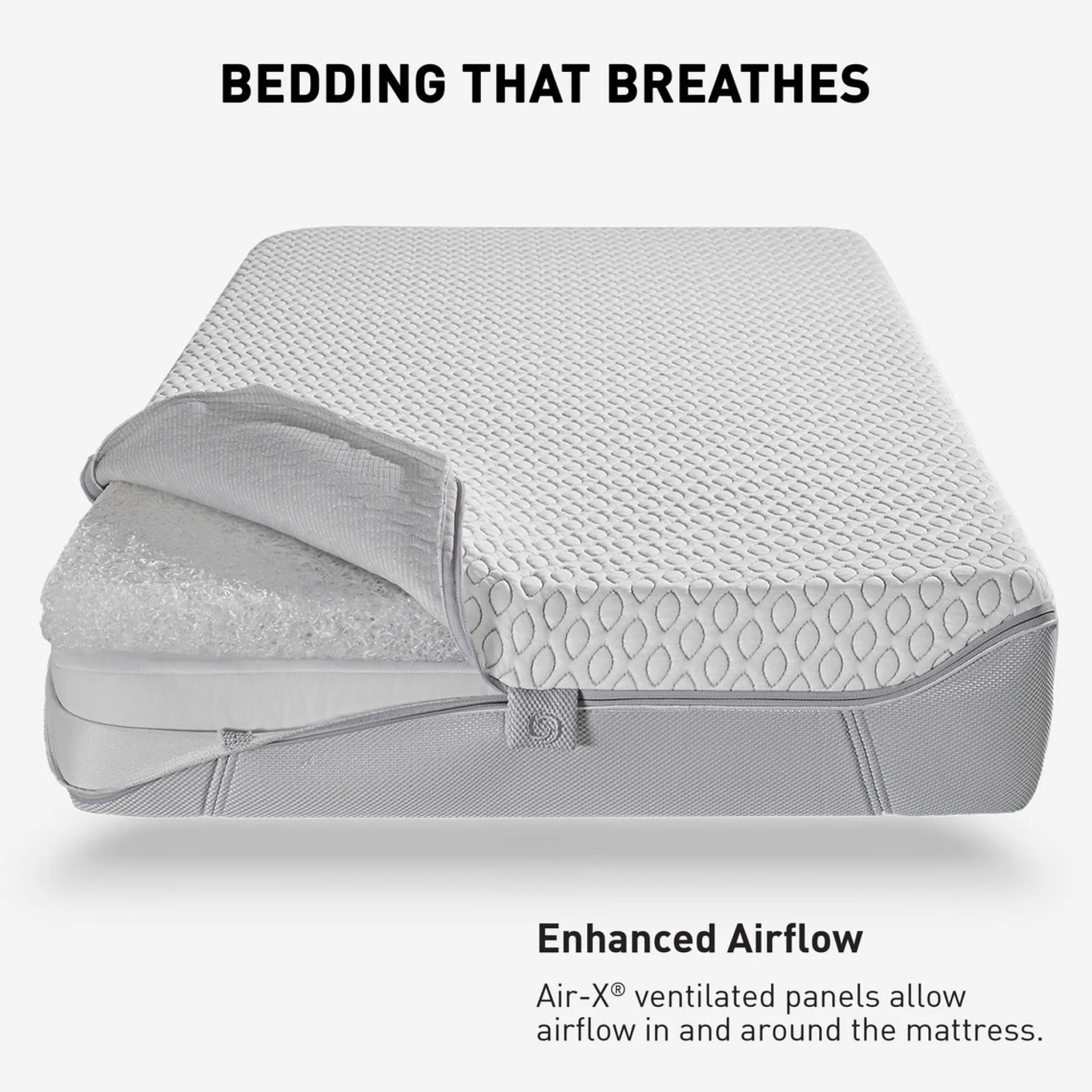 BEDGEAR Air-X® 2-Stage Crib & Toddler Mattress