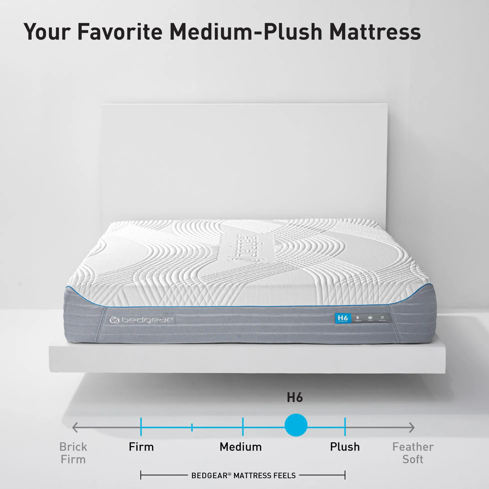 BEDGEAR H6 Plush Hybrid Performance Mattress