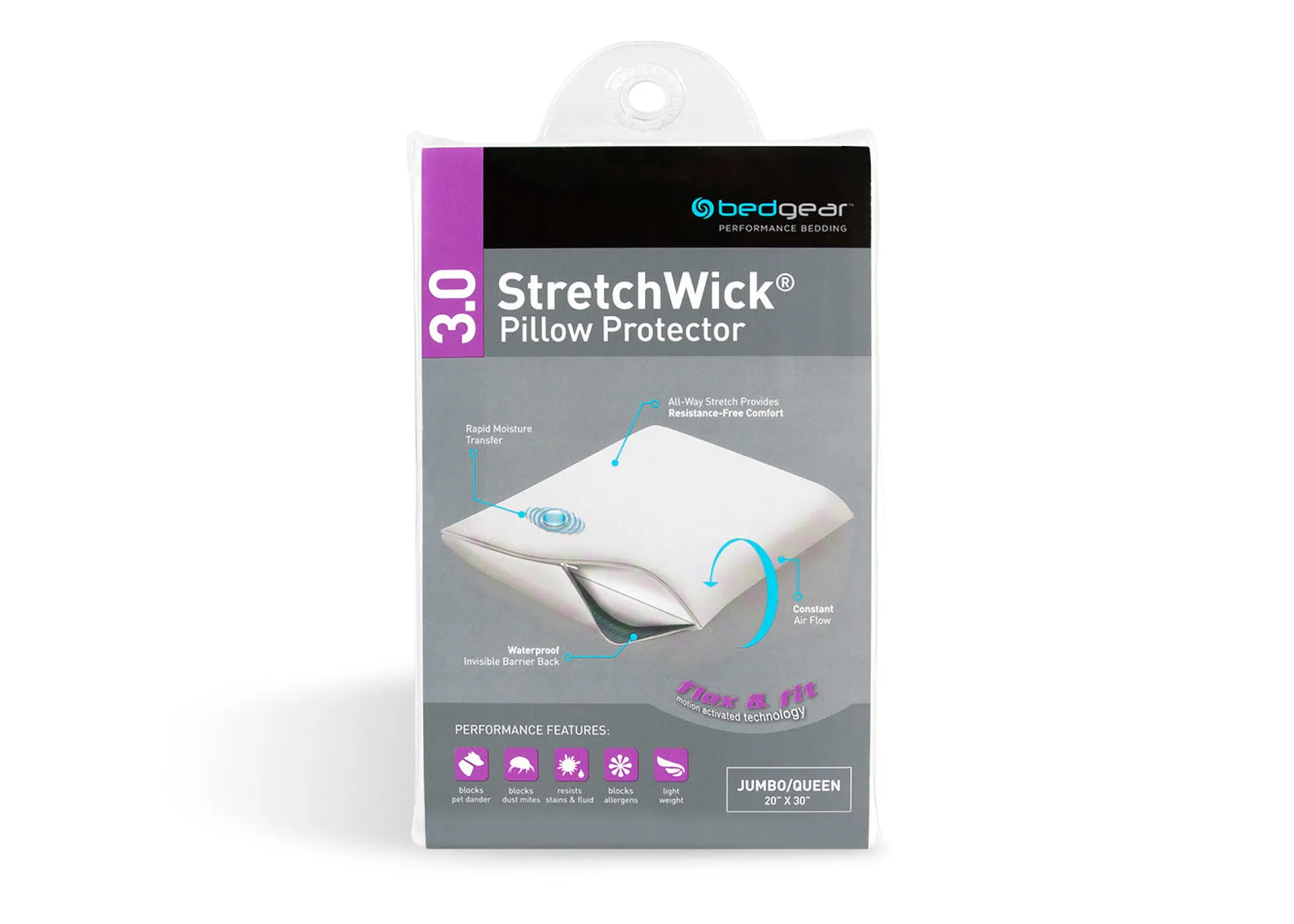 BEDGEAR Stretchwick® Performance Pillow Protector