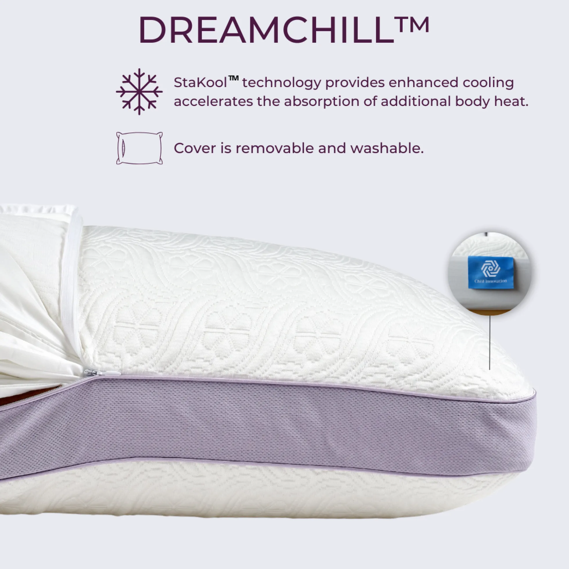 DreamFit DreamChill™ Adjustable Pillow