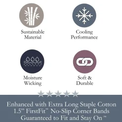 DreamFit DreamChill™ Enhanced Bamboo™ Sheet Set