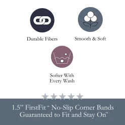 DreamFit DreamComfort™ Long Staple Cotton Sheet Set
