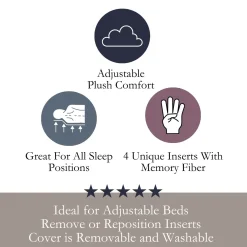 DreamFit DreamCool™ Adjustable Pillow