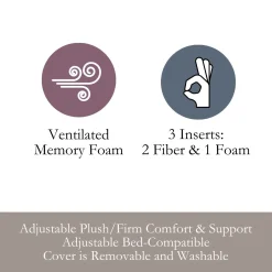 DreamFit DreamCool™ Adjustable Pillow