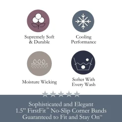 DreamFit DreamCool™ Egyptian Cotton Sheet Set