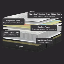 Helix Dawn Luxe Firm Hybrid Mattress