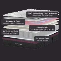 Helix Dusk Luxe Medium Hybrid Mattress