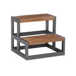 Powell Blythe Bed Steps in Gunmetal