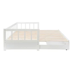 Powell Hope Daybed with Drawers in White