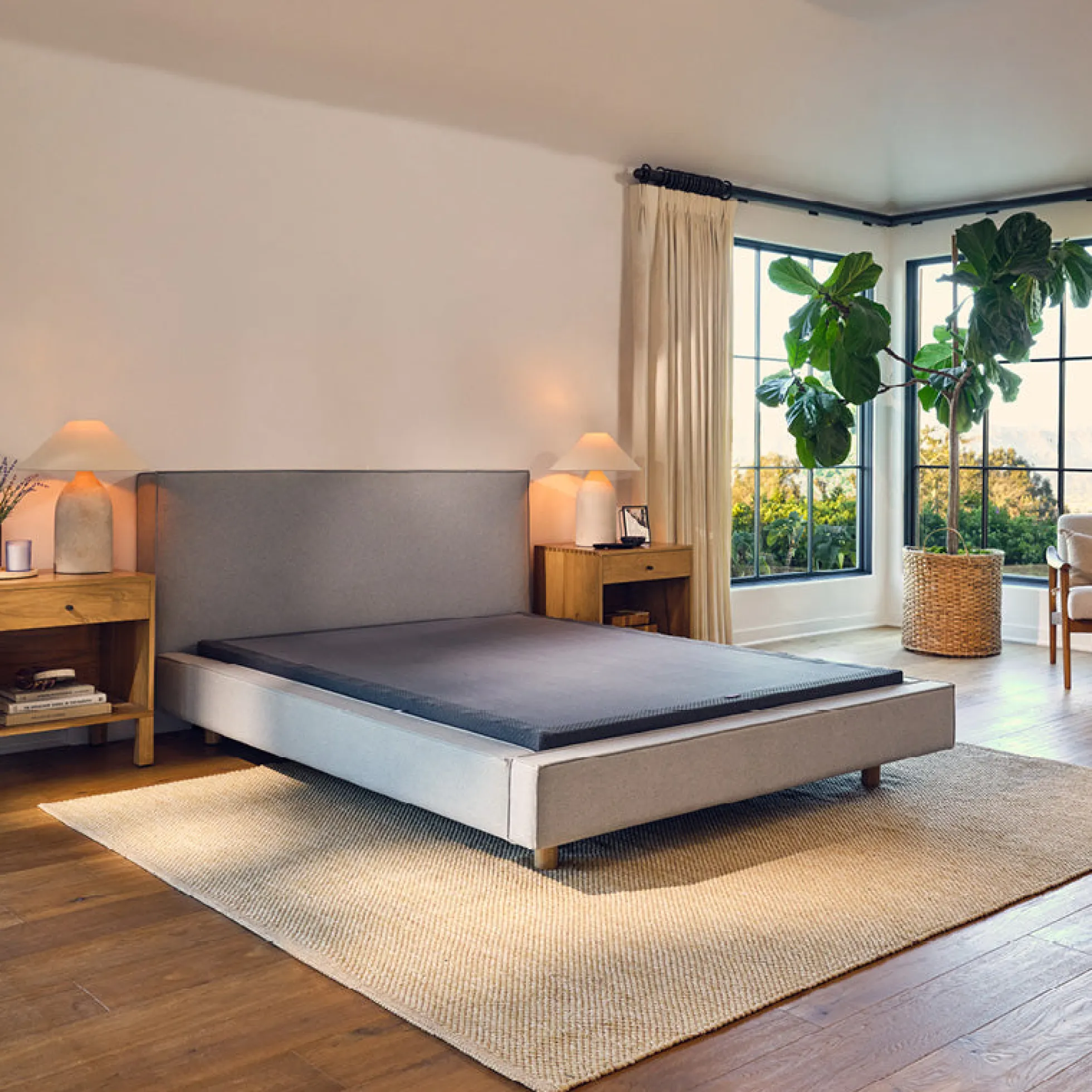 Purple Box Spring Foundation