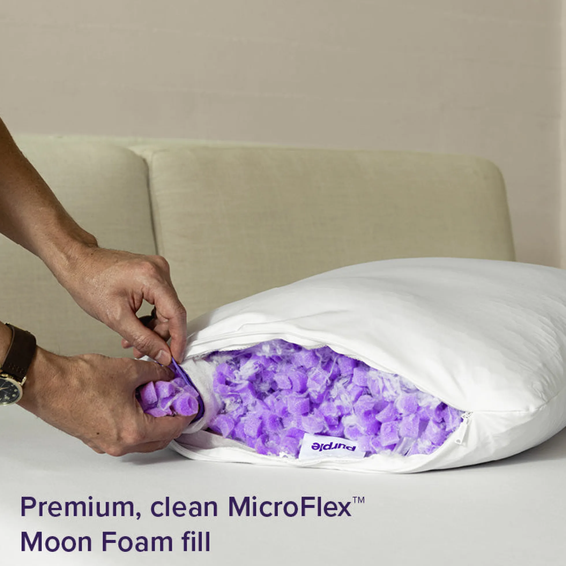 Purple Freeform™ Pillow