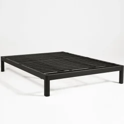 Purple Metal Platform Bed Frame