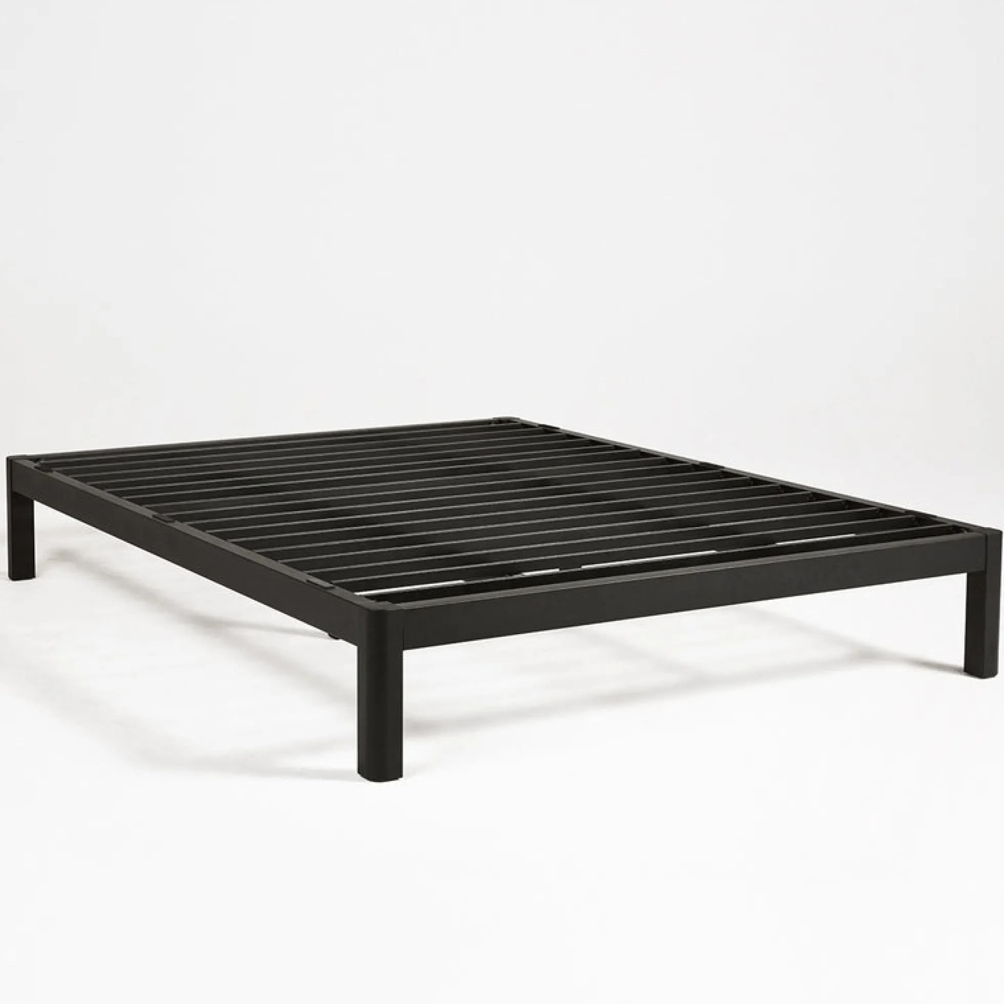 Purple Metal Platform Bed Frame