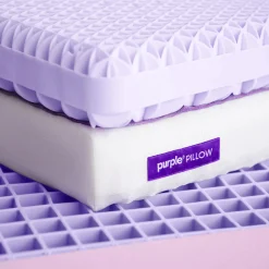 Purple Pillow with Booster