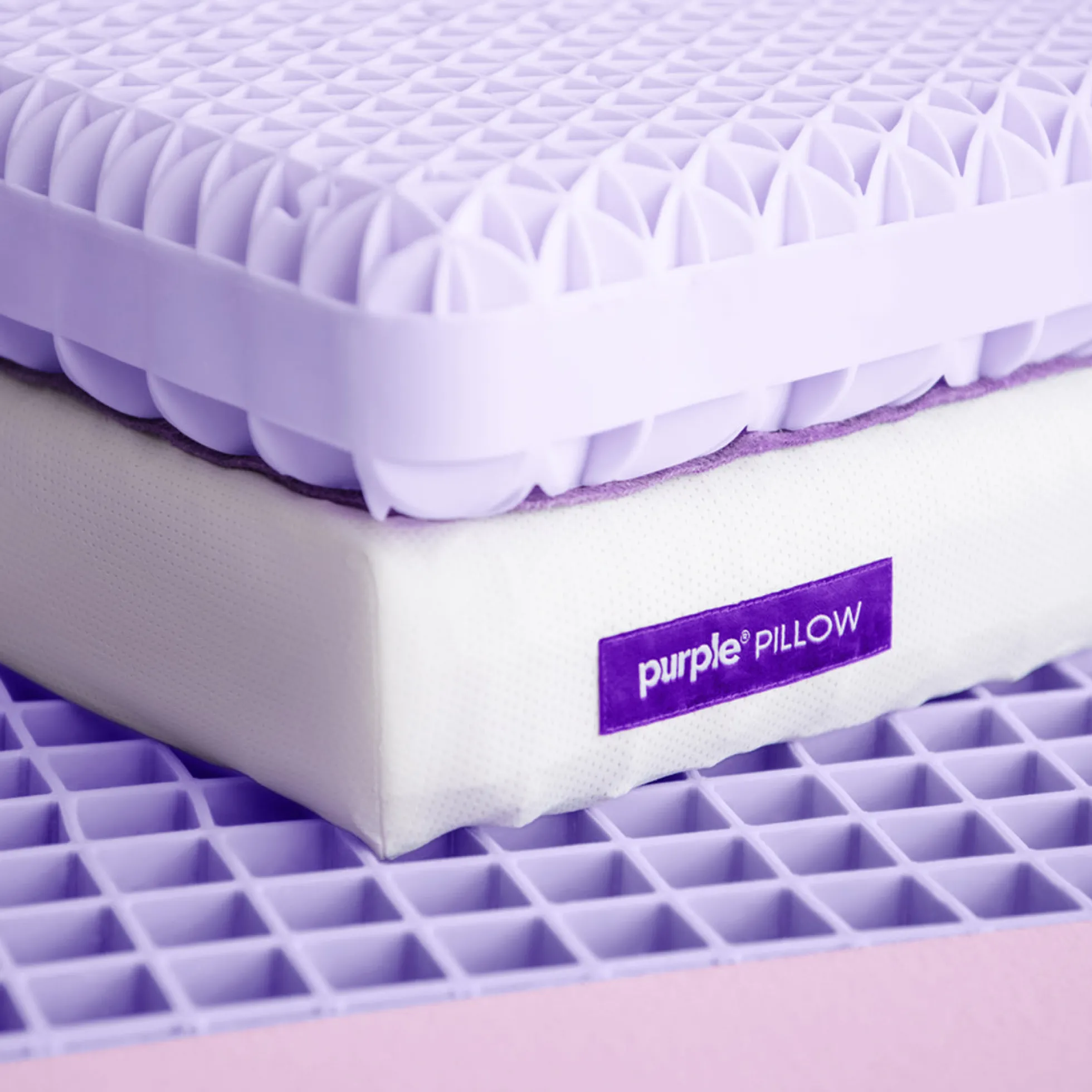 Purple Pillow with Booster