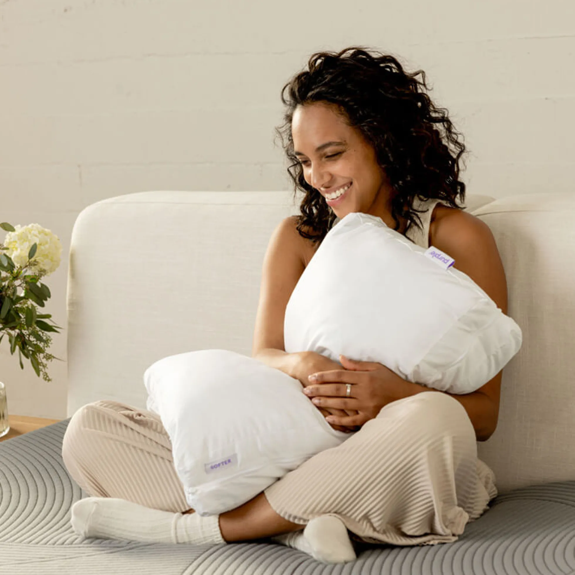 Purple TwinCloud Pillow