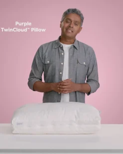 Purple TwinCloud Pillow