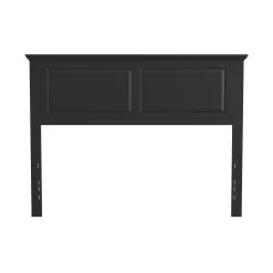 Rize Home Cottage Wood Headboard in Black