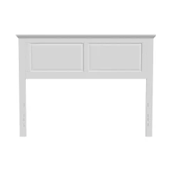 Rize Home Cottage Wood Headboard in White