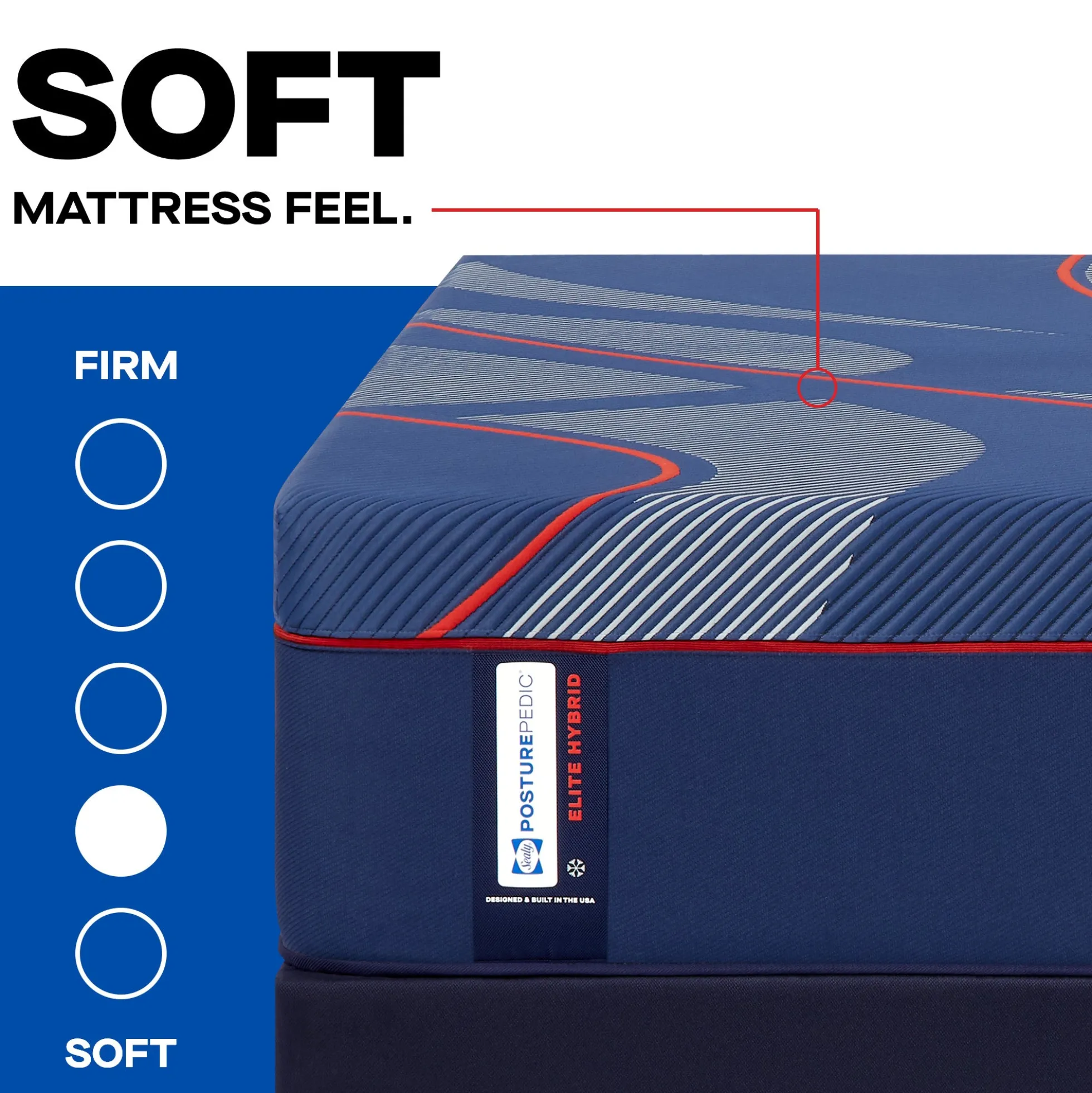 Sealy Posturepedic® Elite Brenham Hybrid Soft Mattress